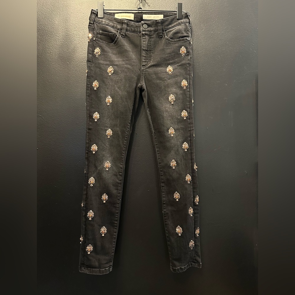 Anthropologie ilcro and the letterpress skinny jeans